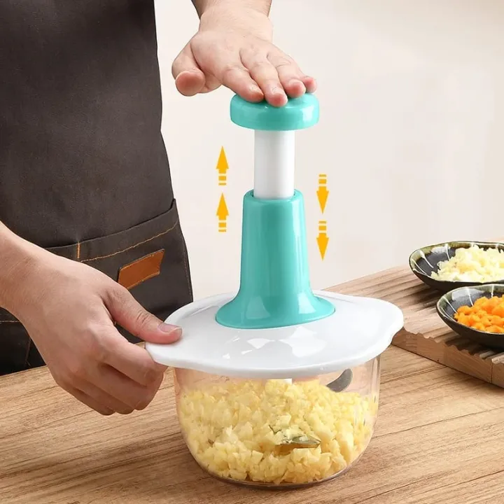 Best Food Chopper | Hand Press Manual Push Chopper For Kitchen Use | Food Chopper Multipurpose