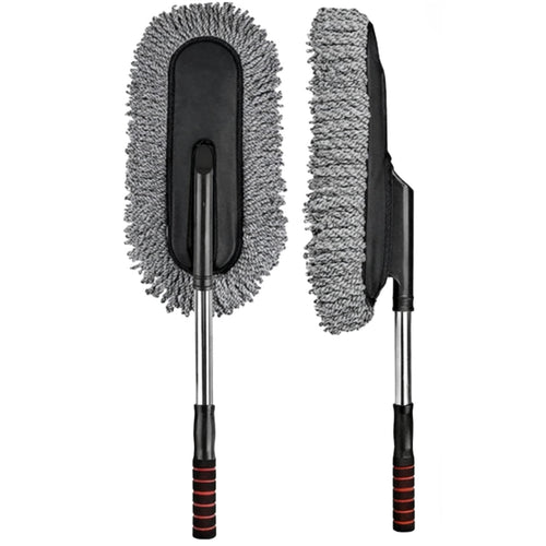 Car Wash Cleaning Brush Duster Dust Wax Mop Microfiber Telescoping Tool For Vehicle Exterior And Interior